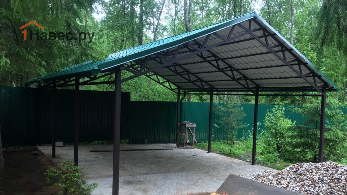 Навес из поликарбоната